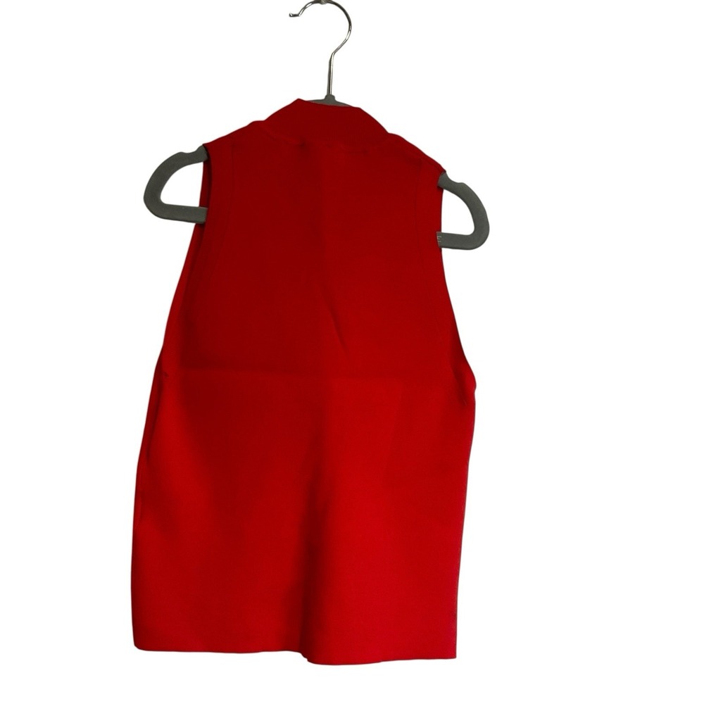 adam selman sport Red Top  Athletic Sleeveless Shirt Casual Size Small Women - Picture 2 of 8